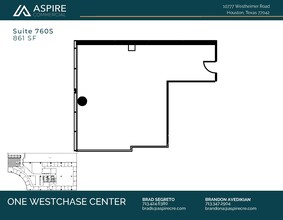 10777 Westheimer Rd, Houston, TX for lease Floor Plan- Image 1 of 2