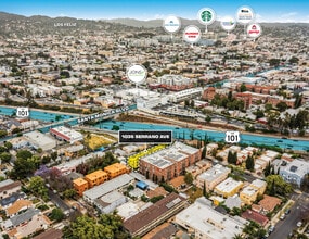 1035 N Serrano Ave, Los Angeles, CA - Aérien  Vue de la carte - Image1