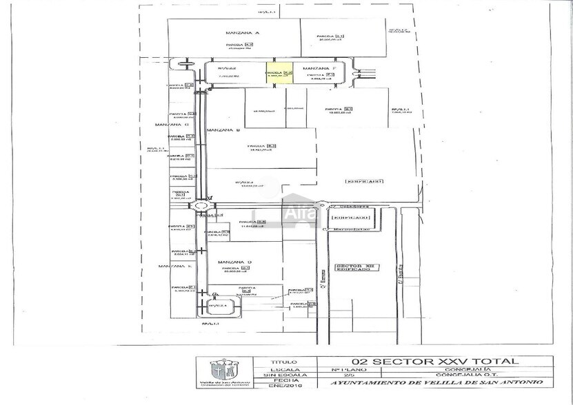 Terrain dans Velilla de San Antonio, Madrid à vendre - Plan d’étage - Image 1 de 2