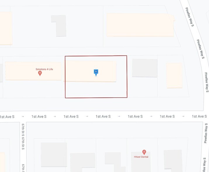 6727 1st Ave S, Saint Petersburg, FL à louer - Plan cadastral - Image 3 de 4