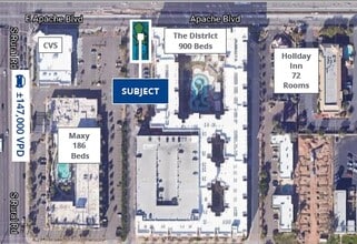 925 E Apache Blvd, Tempe, AZ - Aérien  Vue de la carte