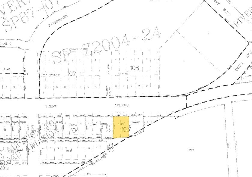 202 E Spokane Falls Blvd, Spokane, WA à louer - Plan cadastral - Image 2 de 2