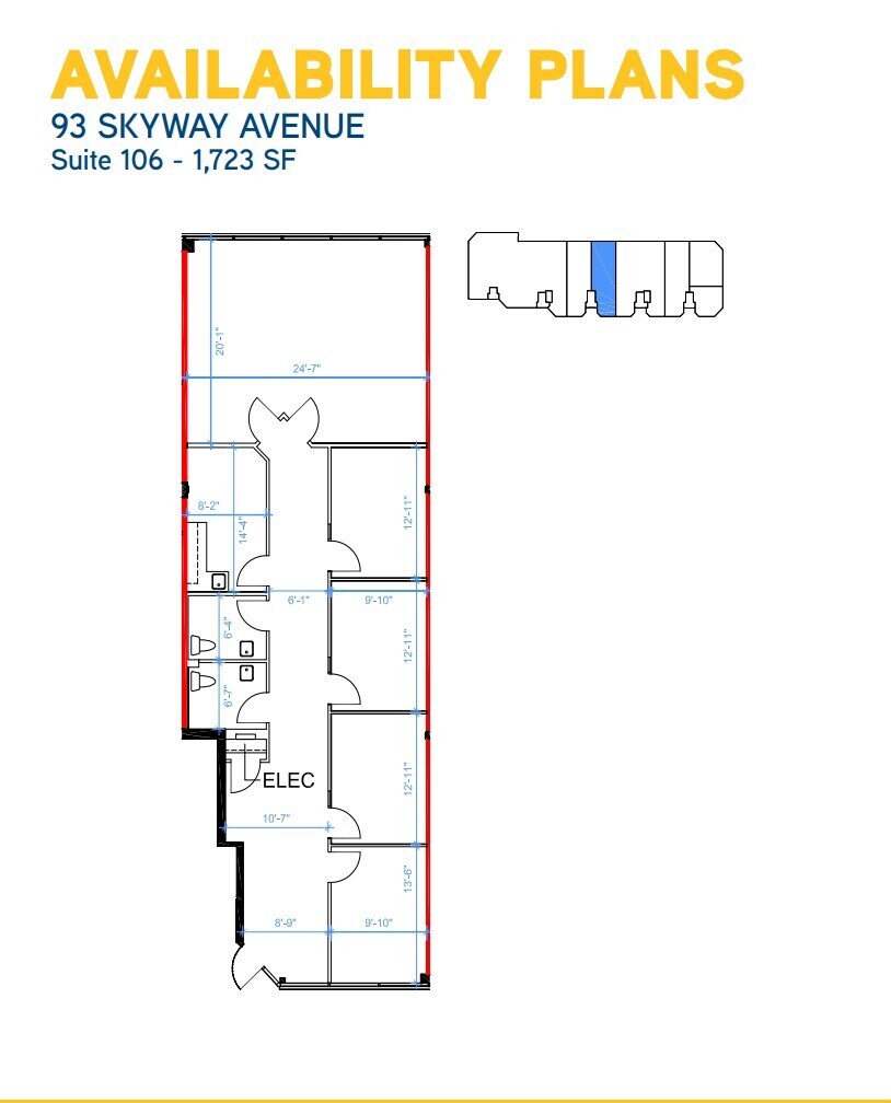 93 Skyway Ave, Toronto, ON for sale Floor Plan- Image 1 of 1