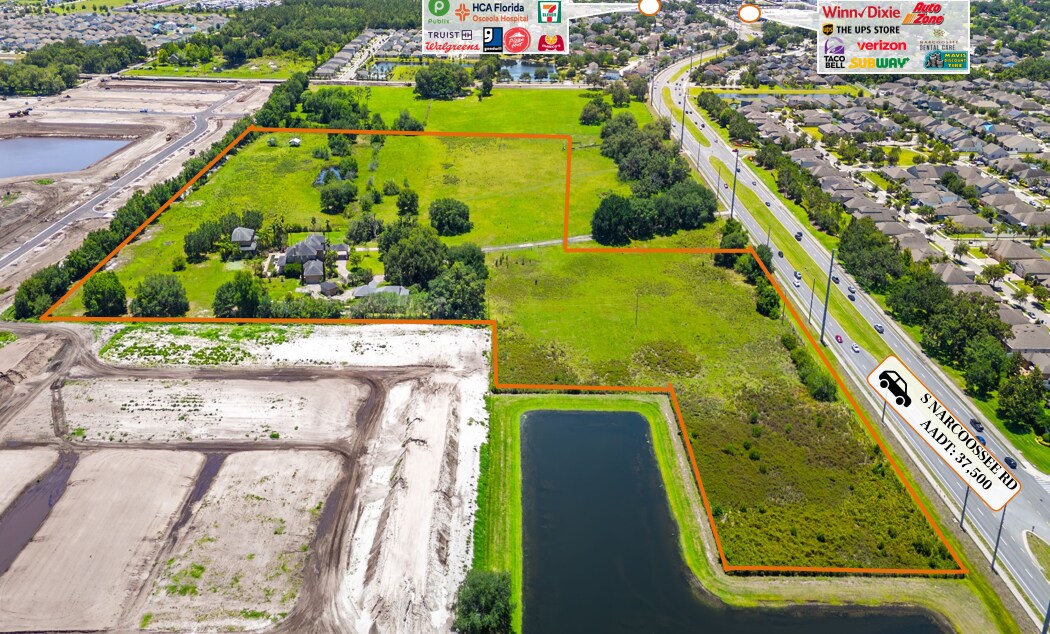 1651 S Narcoossee Rd, Saint Cloud, FL à vendre Aérien- Image 1 de 6