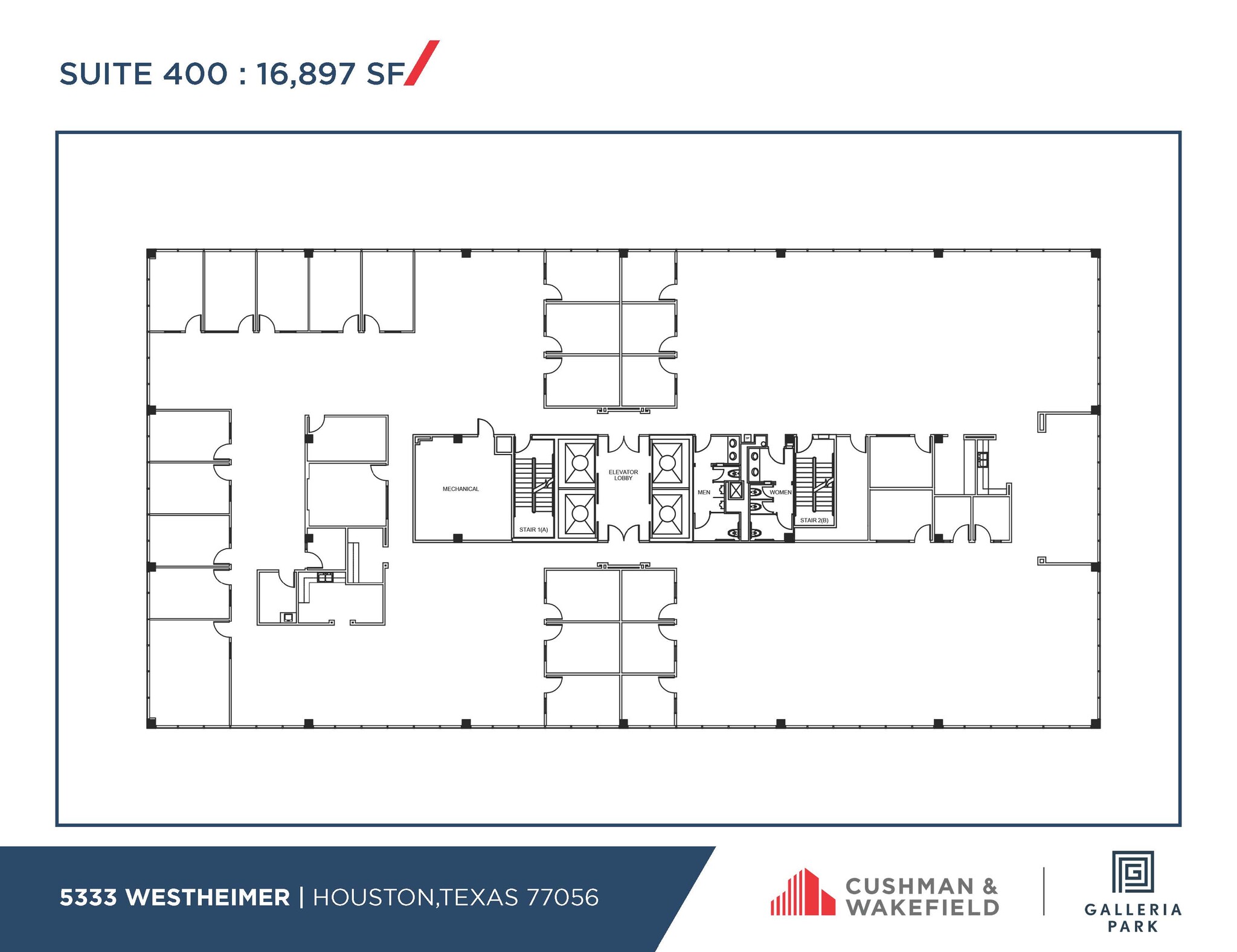 5251 Westheimer Rd, Houston, TX à louer Plan d  tage- Image 1 de 1