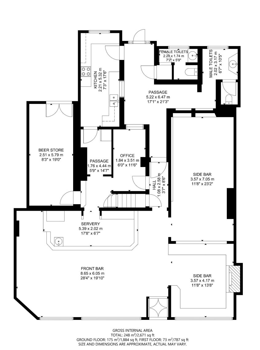 70 North St, Bristol à louer Plan d’étage- Image 1 de 1