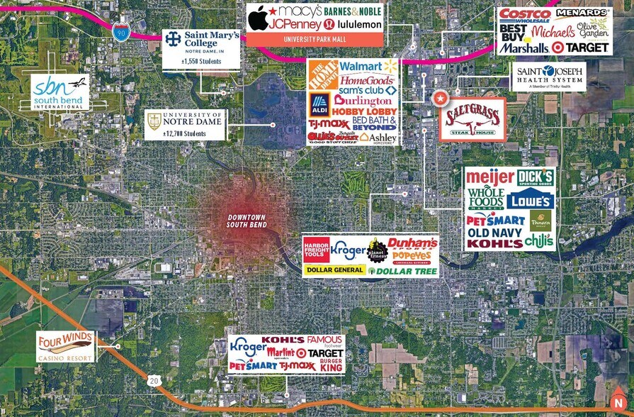 5126 N Main St, Mishawaka, IN à vendre - Photo du bâtiment - Image 2 de 6