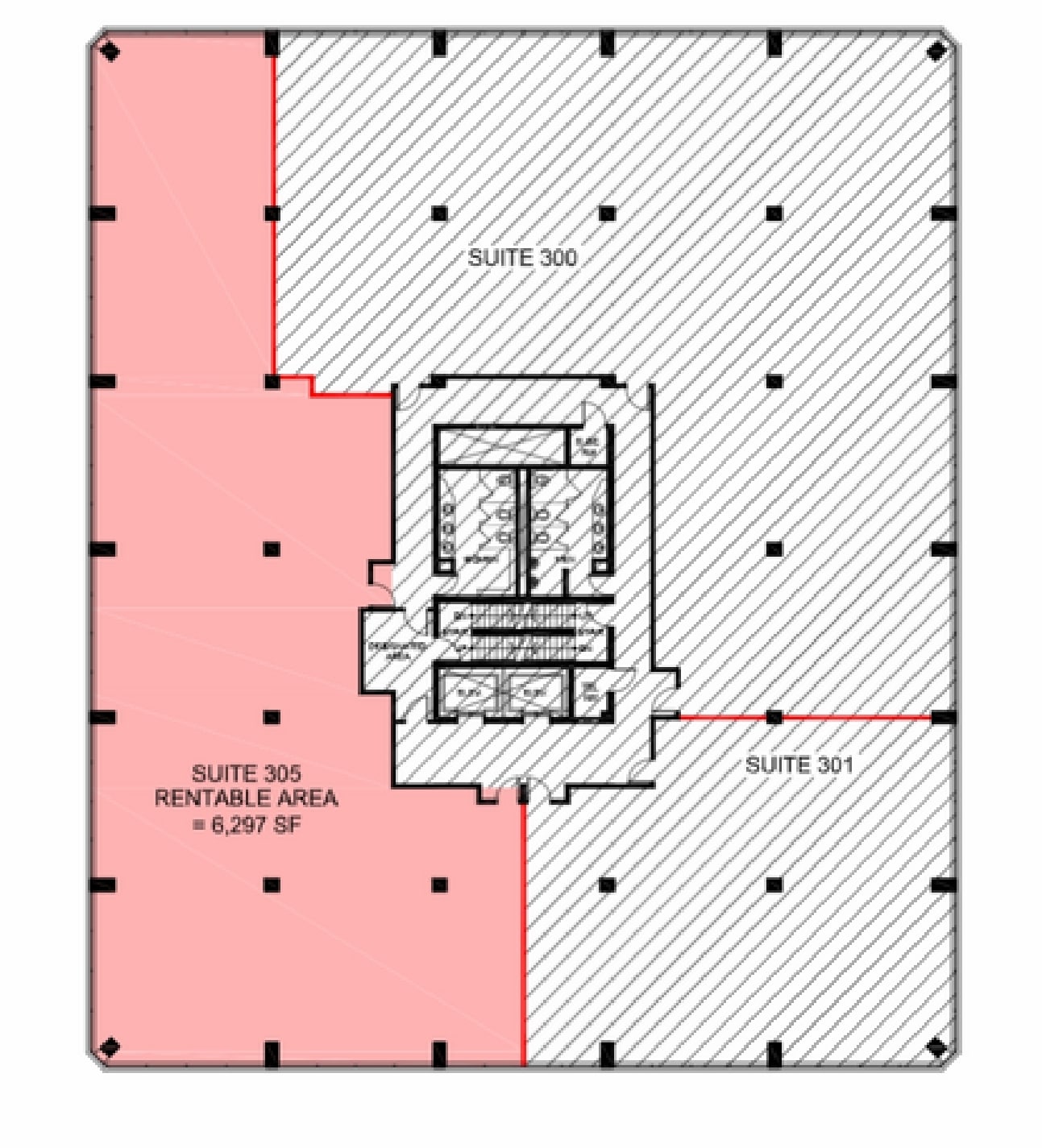 6299 Airport Rd, Mississauga, ON à louer Plan d’étage- Image 1 de 1