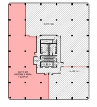 6299 Airport Rd, Mississauga, ON à louer Plan d’étage- Image 1 de 1