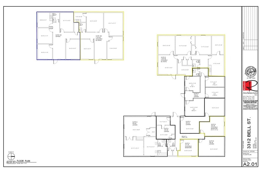 3321 Bell St, Amarillo, TX à vendre - Plan d’étage - Image 2 de 4