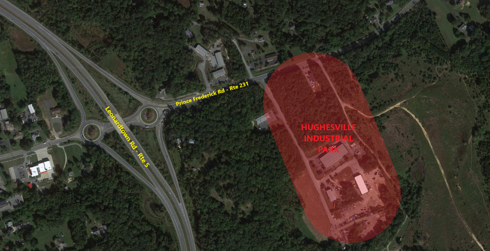 6500 Hughesville Industrial Park Road, Hughesville, MD à vendre - Aérien - Image 3 de 4