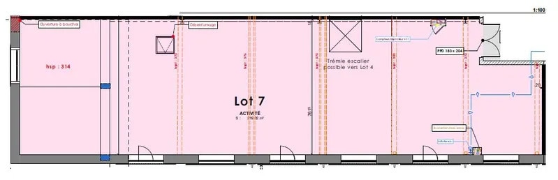 Local d'activités dans Chaponost à vendre - Plan d’étage - Image 3 de 3