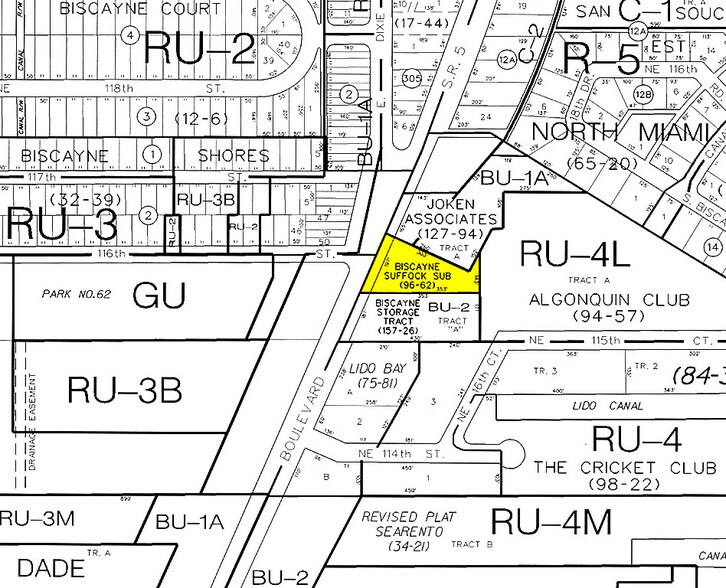11601 Biscayne Blvd, Miami, FL à louer - Plan cadastral - Image 2 de 11