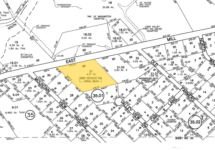 59 E Mill Rd, Long Valley, NJ à vendre - Plan cadastral - Image 2 de 101