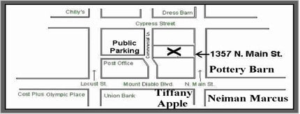 1357 N Main St, Walnut Creek, CA for lease Map- Image 2 of 3