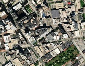 1350 Euclid Ave, Cleveland, OH - Aérien Vue de la carte
