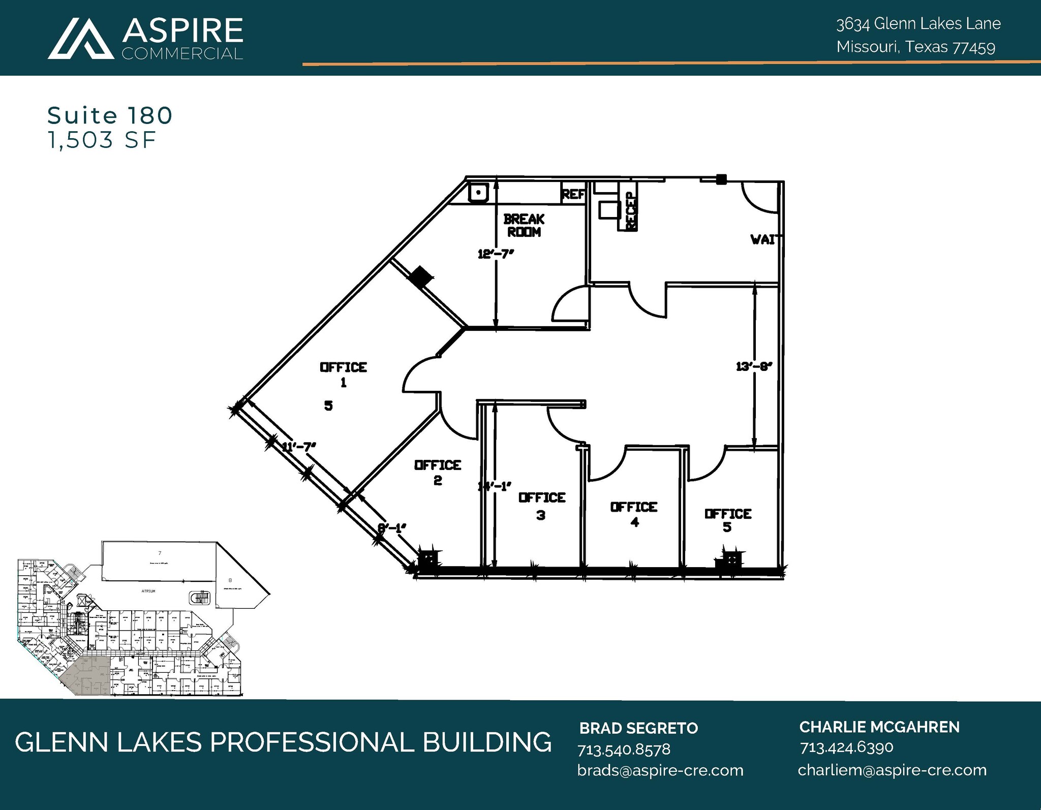 3634 Glenn Lakes Lane, Missouri City, TX à louer Plan d’étage- Image 1 de 1