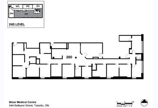 844 Bathurst St, Toronto, ON for lease Floor Plan- Image 1 of 1