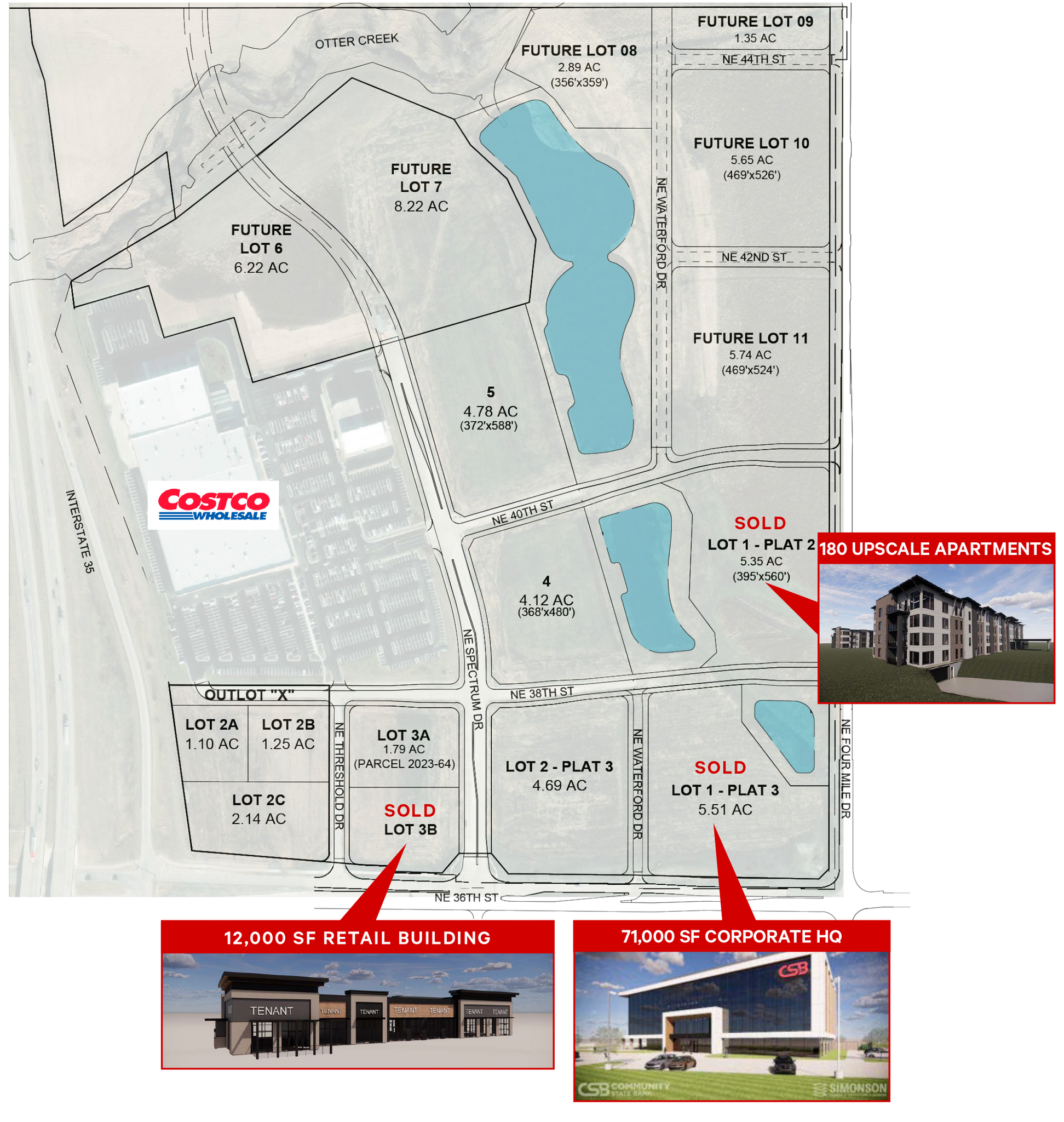 36th, Ankeny, IA for sale Site Plan- Image 1 of 2