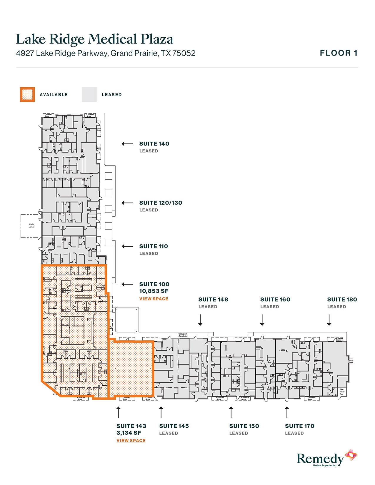 4927 Lake Ridge Pky, Grand Prairie, TX for lease Floor Plan- Image 1 of 2