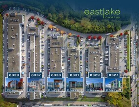 8331 Eastlake Dr, Burnaby, BC - Aérien Vue de la carte