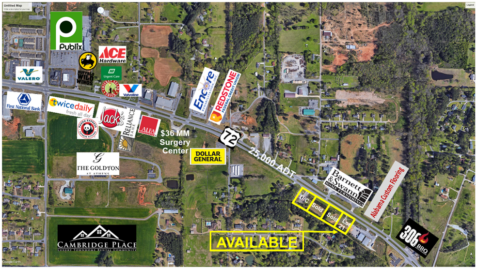 22774 Highway 72, Athens, AL à vendre - Photo du bâtiment - Image 2 de 2