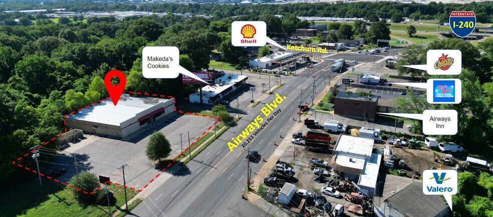 2360 Airways Blvd, Memphis, TN à vendre - Photo du bâtiment - Image 2 de 3