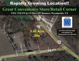 3.49 Acres Hard Corner US-287 Bus & FM 875 - Dépanneur