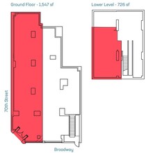 2039 Broadway, New York, NY à louer Plan d’étage- Image 2 de 2