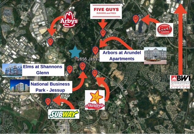 2854 Jessup Rd, Jessup, MD for lease Primary Photo- Image 1 of 6