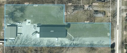 401 Kent Ct, Midland, MI - Aérien  Vue de la carte