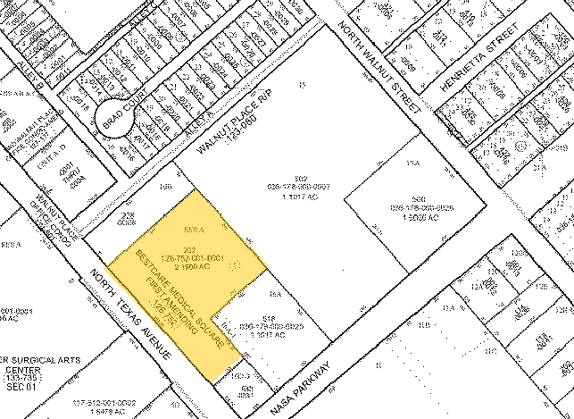 202 N Texas Ave, Webster, TX for lease - Plat Map - Image 2 of 28