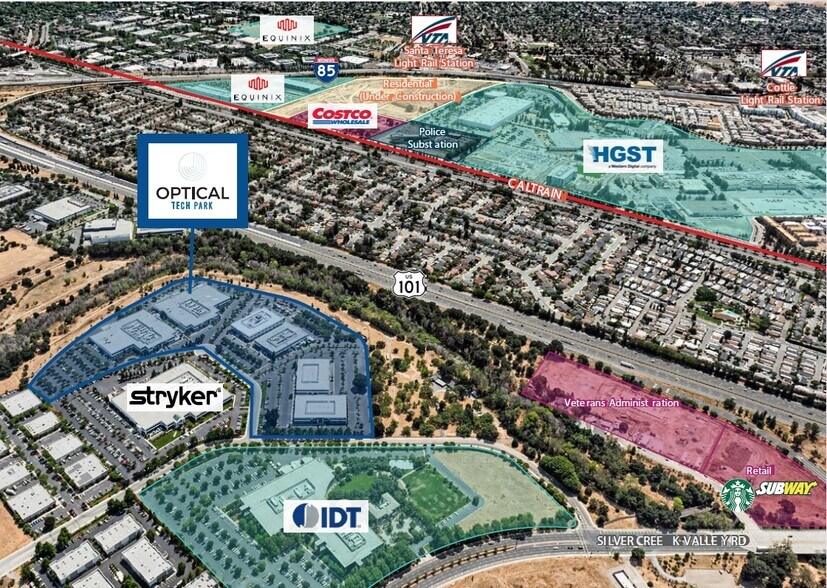 5981 Optical Ct, San Jose, CA à louer - Aérien - Image 2 de 6