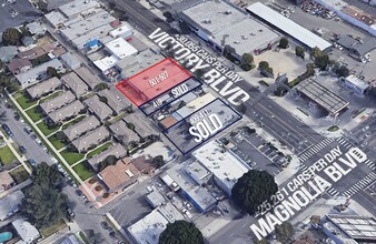 501-507 N Victory Blvd, Burbank, CA - AERIAL map view - Image1