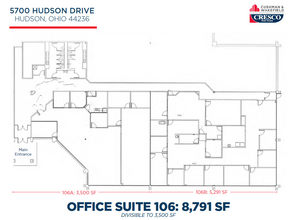 5700 Darrow Rd, Hudson, OH à louer Plan d  tage- Image 1 de 1