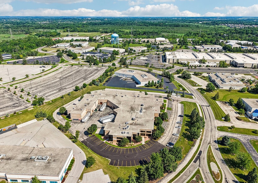 W165 N5731 Ridgewood Dr, Menomonee Falls, WI for lease - Aerial Video - Image 2 of 16