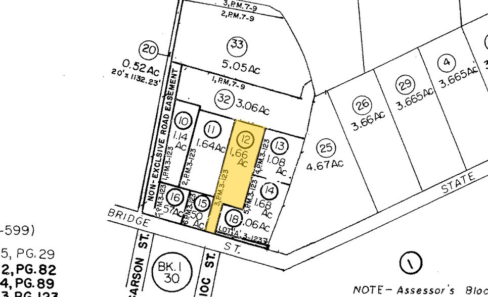 1021 Bridge St, Colusa, CA à vendre - Plan cadastral - Image 2 de 6