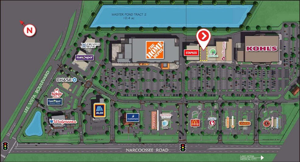 7007 Narcoossee Rd, Orlando, FL à louer - Plan de site - Image 3 de 6