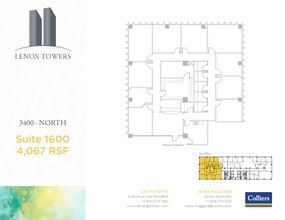 3400 Peachtree Rd NE, Atlanta, GA à louer Plan d’étage- Image 1 de 1