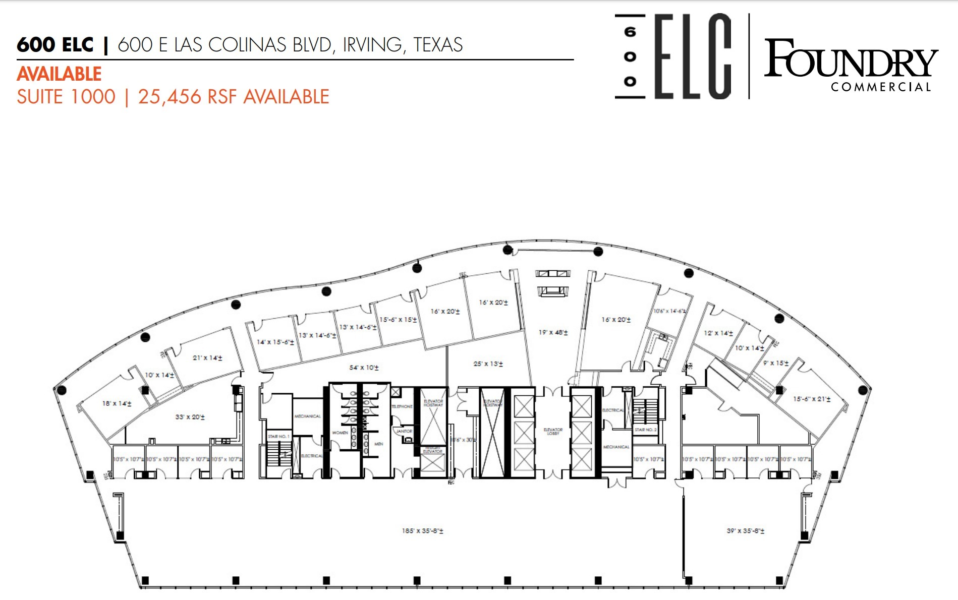 600 E Las Colinas Blvd, Irving, TX à louer Plan d  tage- Image 1 de 1