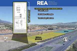 Fuel Station, Market, and Truck Parking - Dépanneur