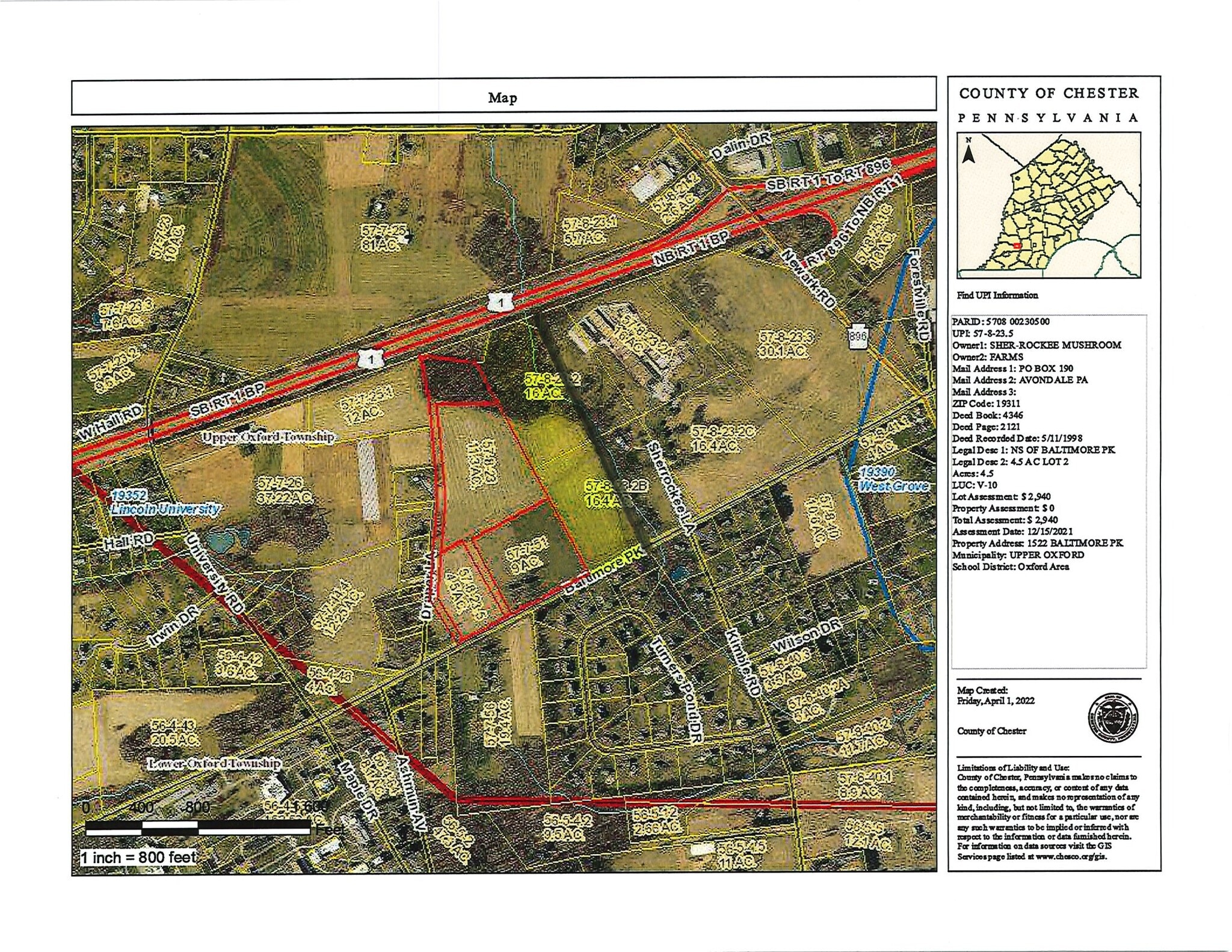 1480 Baltimore Pike, Lincoln University, PA à vendre Photo principale- Image 1 de 2