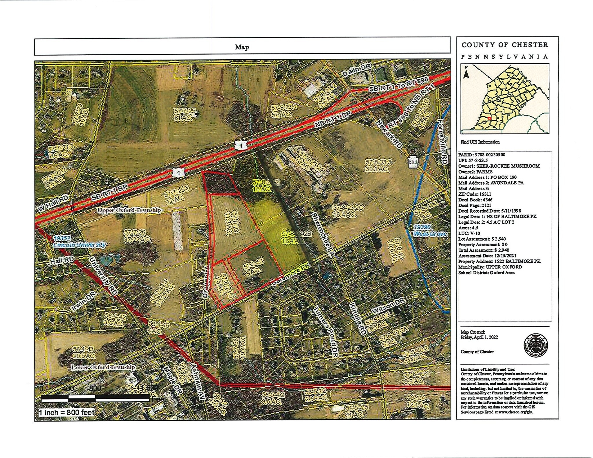 1480 Baltimore Pike, Lincoln University, PA for sale Primary Photo- Image 1 of 2