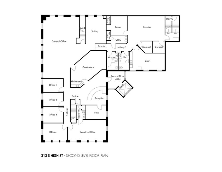 313 S High St, Akron, OH à louer - Plan d’étage - Image 3 de 10