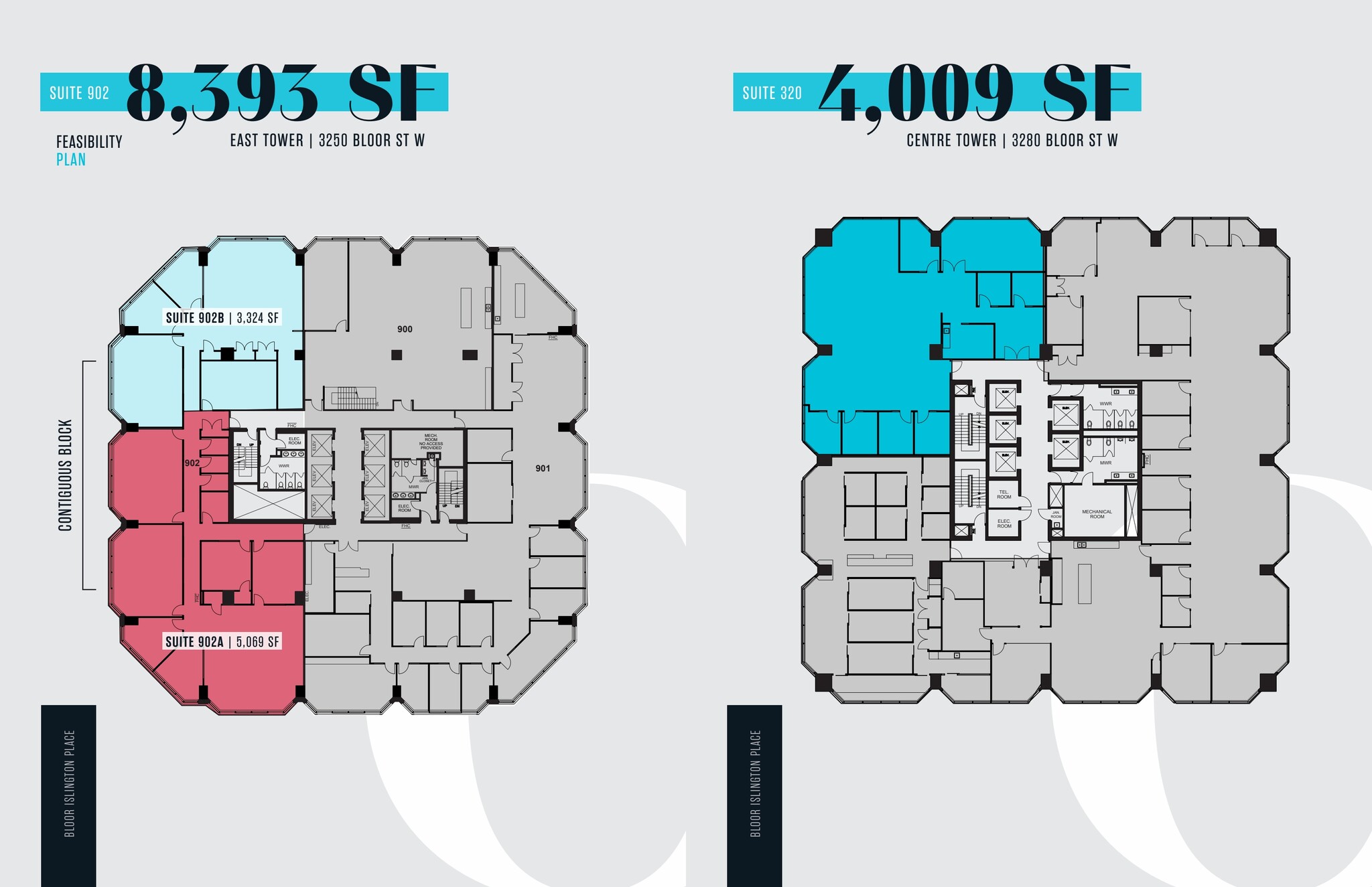 3250-3300 Bloor St W, Toronto, ON à louer Plan d’étage- Image 1 de 1