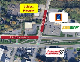 1915 Erie Blvd E, Syracuse, NY - Aérien  Vue de la carte