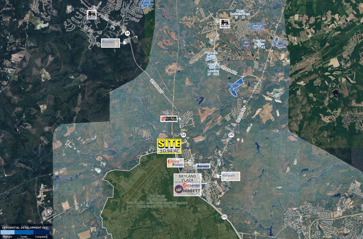 1589 N Bragg Blvd, Spring Lake, NC for lease Aerial- Image 1 of 5