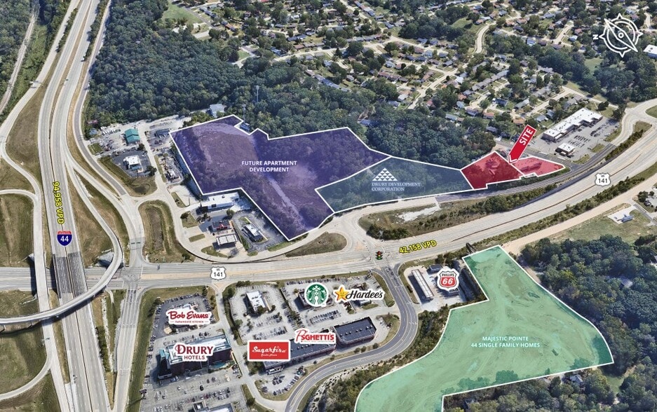 2007 Smizer Station Rd, Valley Park, MO for lease - Aerial - Image 2 of 2