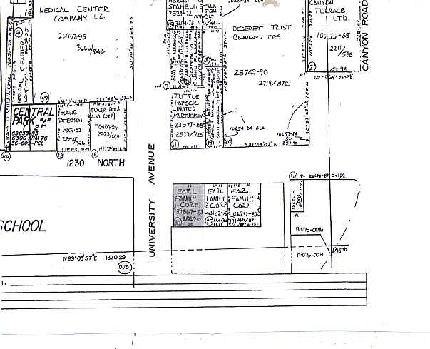 1240 N University Ave, Provo, UT for lease - Plat Map - Image 2 of 2