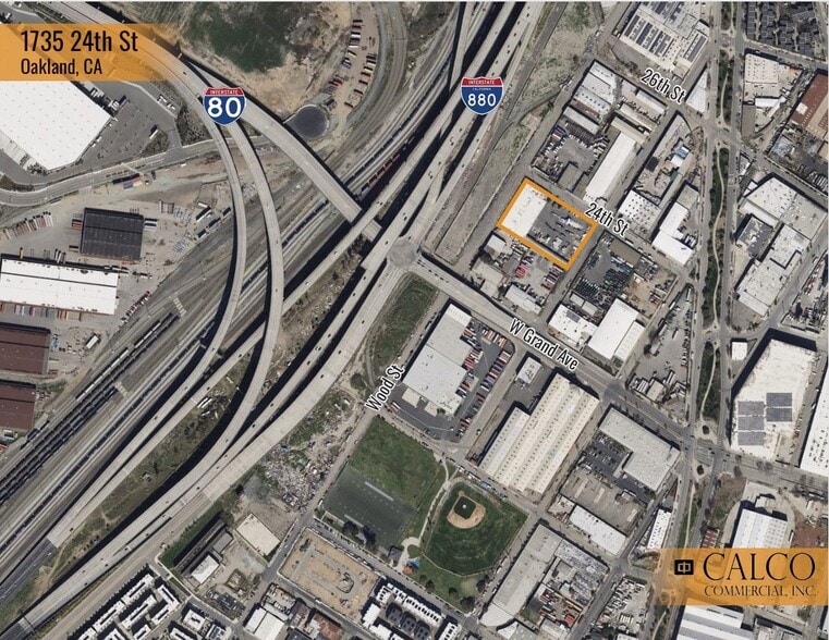 1735 24th St, Oakland, CA for sale - Plat Map - Image 1 of 2